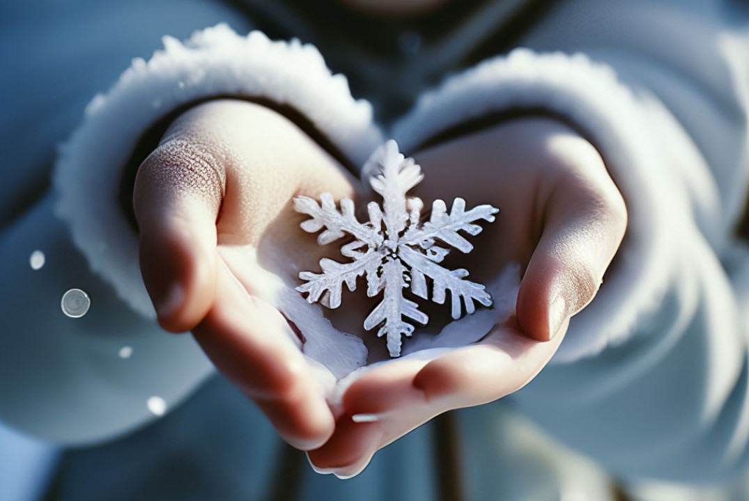 "Снежинка на ладони"