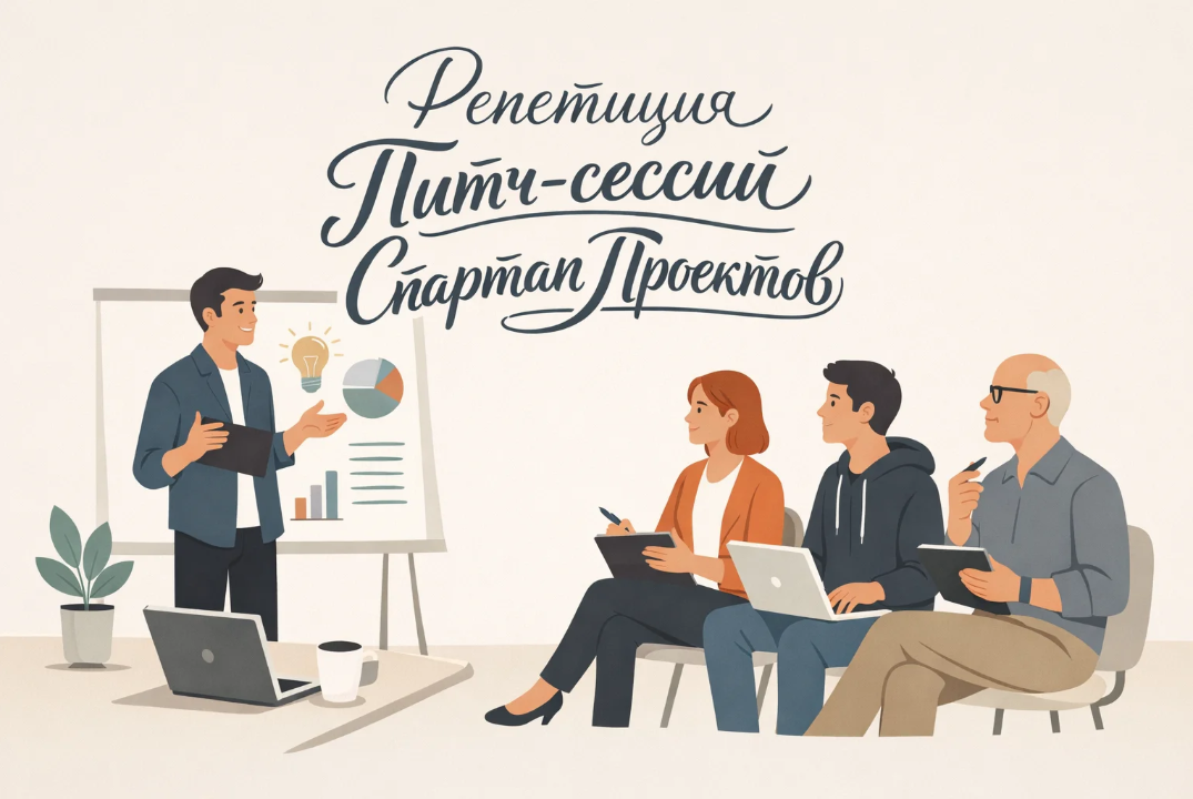 Репетиция питч-сессий стартап-проектов
