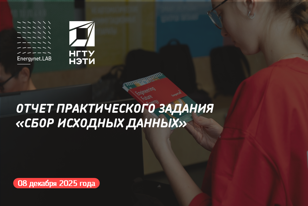 Energynet.Lab НГТУ - Отчет практического задания "Сбор исходных данных"