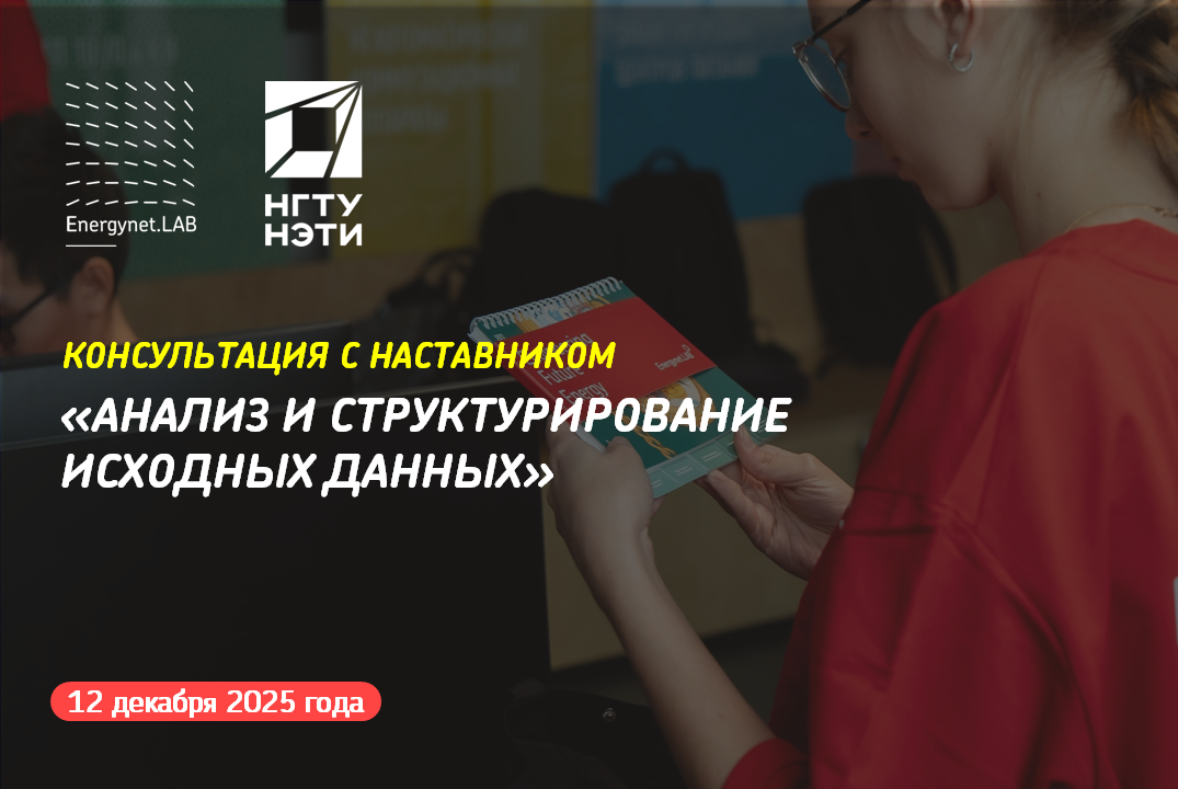Energynet.Lab НГТУ - Консультация №9 "Анализ и структурирование исходных данных"