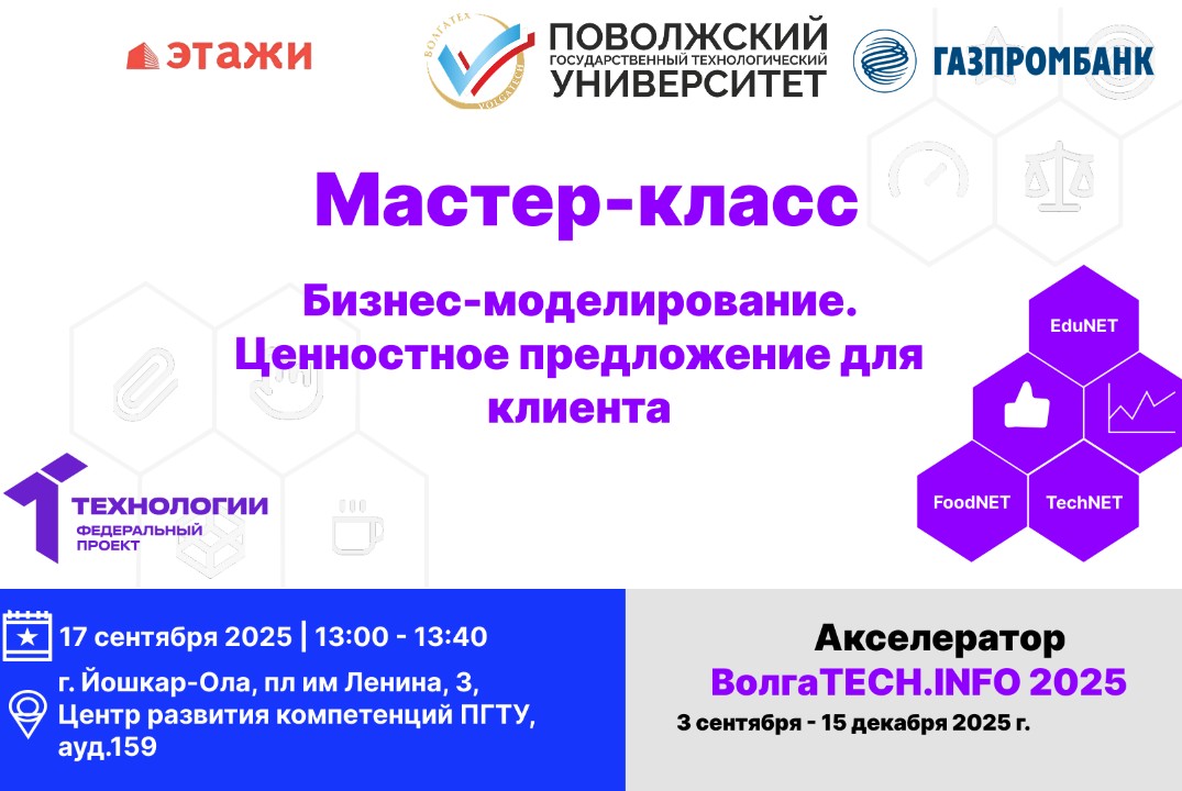 Мастер-класс. Бизнес-моделирование. Ценностное предложени...