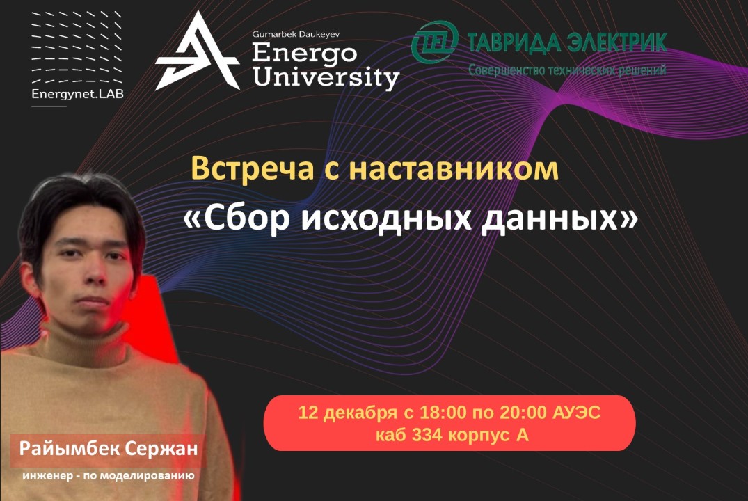 Energynet.LАВ АУЭС Сбор исходных данных