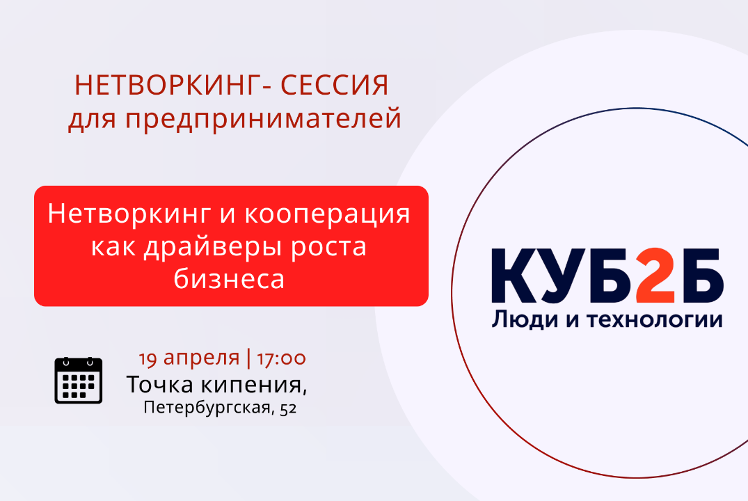 Нетворкинг-сессия для предпринимателей "Нетворкинг и кооперация как драйверы роста бизнеса"