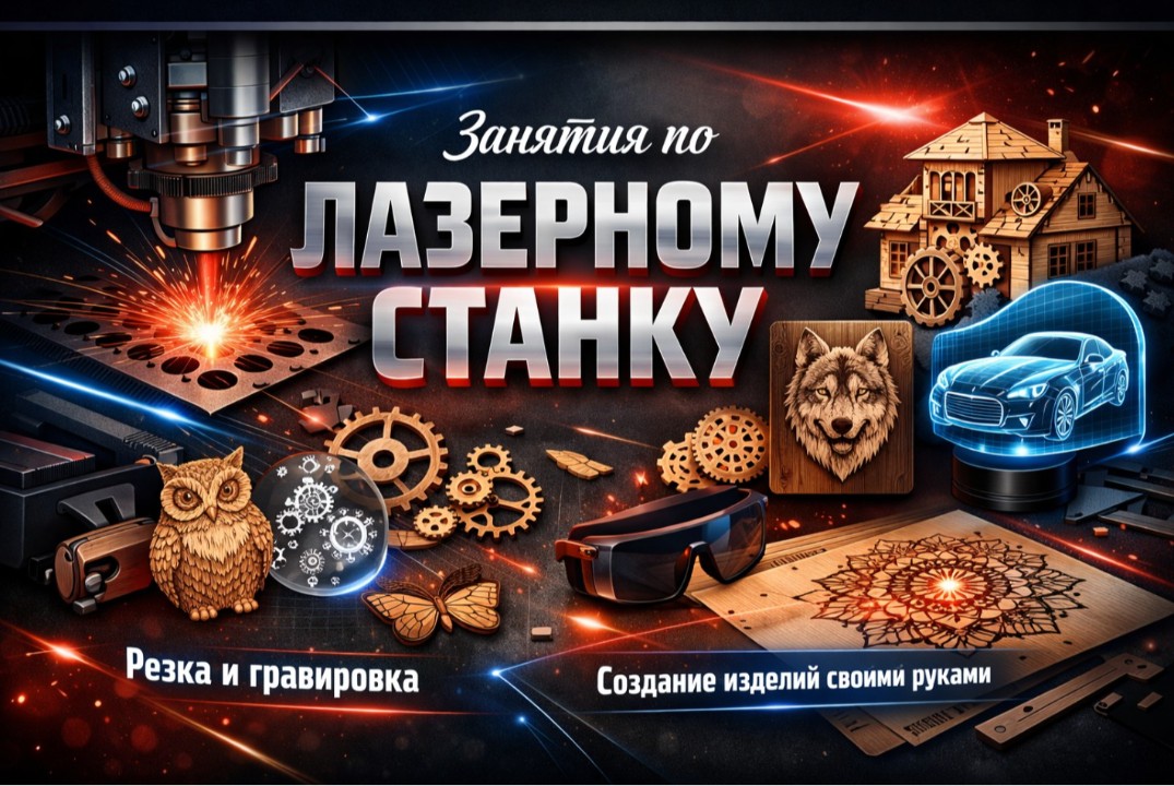 ФабПРО XVII - Лазерный станок. Занятие 1 (пятница)