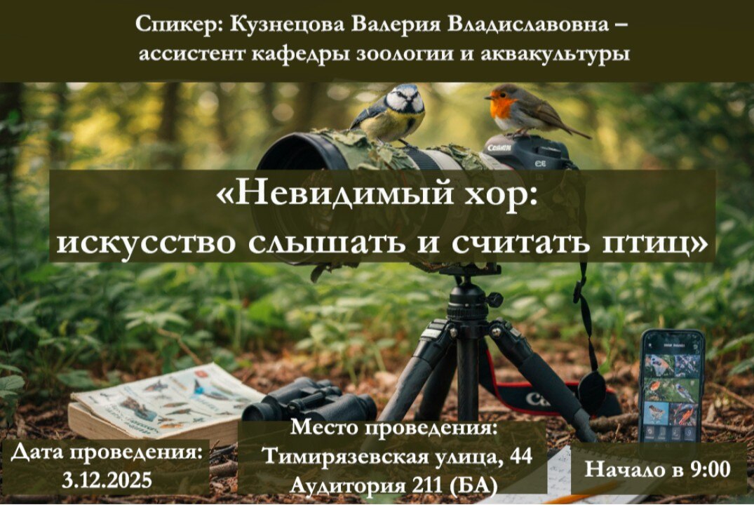 Невидимый хор: искусство слышать и считать птиц