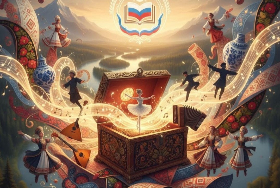 Музыкальная шкатулка произведений народов России