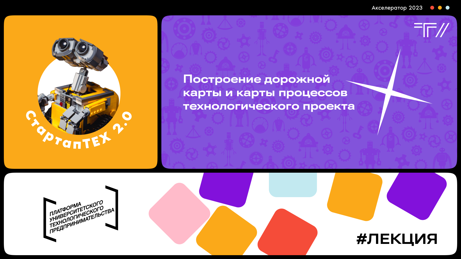 Лекция "Построение дорожной карты и карты процессов технологического проекта" #АП