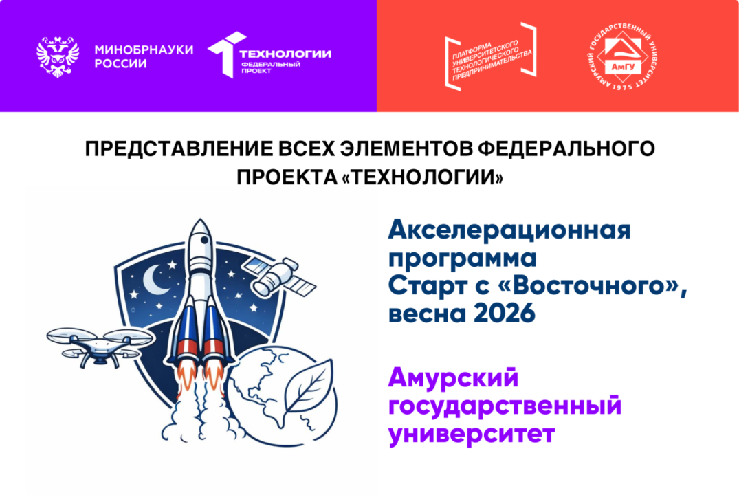 Представление всех элементов федерального проекта «Технологии»