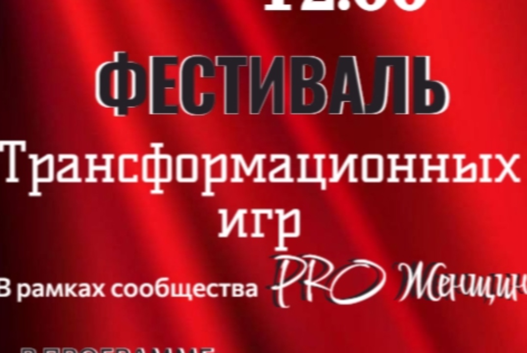Фестиваль Т-игр PRO Женщин г.Перми "Женщина и деньги"