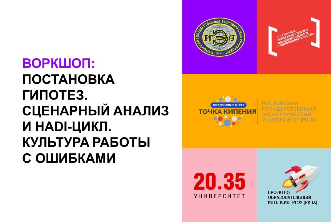 Воркшоп: Постановка гипотез. Сценарный анализ и HADI-цикл...