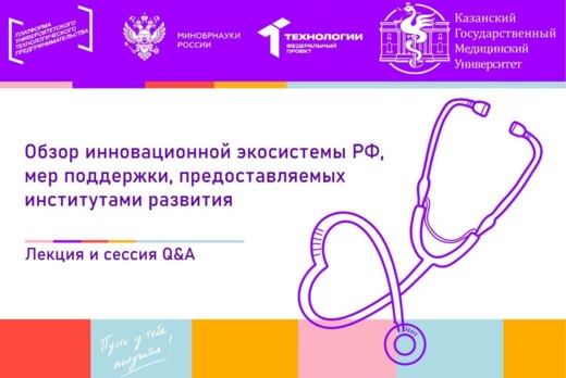 Обзор инновационной экосистемы РФ, мер поддержки, предост...