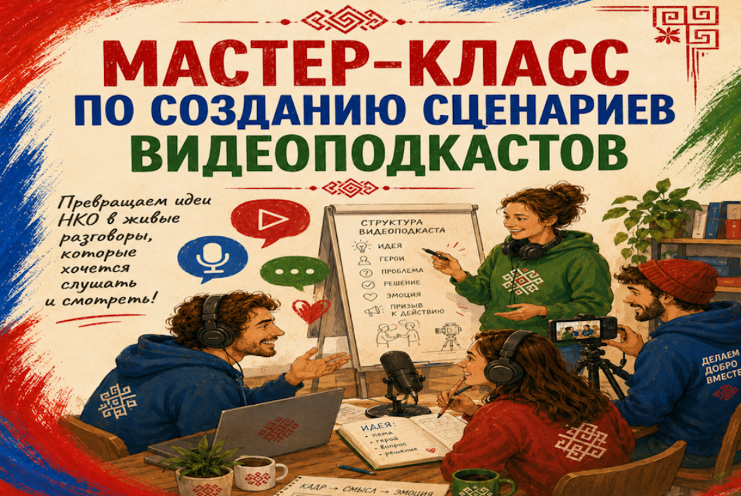 Мастер-класс для НКО по созданию видеоподкастов