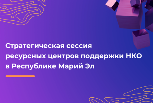 Стратегическая сессия ресурсных центров поддержки НКО в Р...