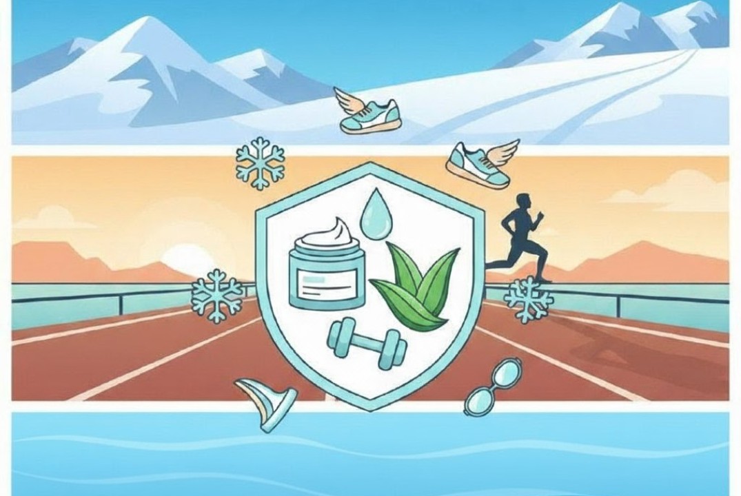 Восстановление и уход за кожей при активном спорте