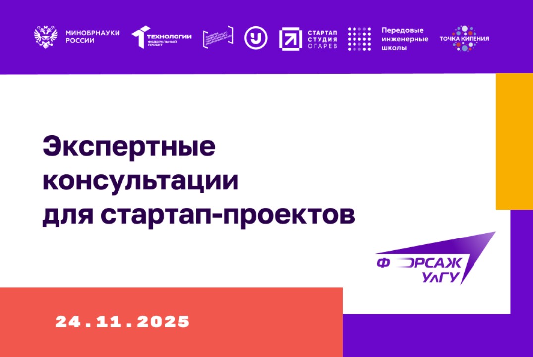 Экспертные консультации для стартап-проектов.