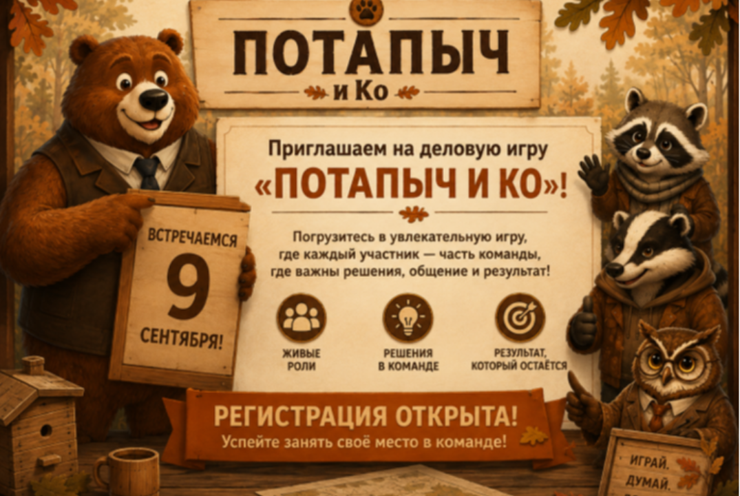 Бизнес-игра "Потапыч"